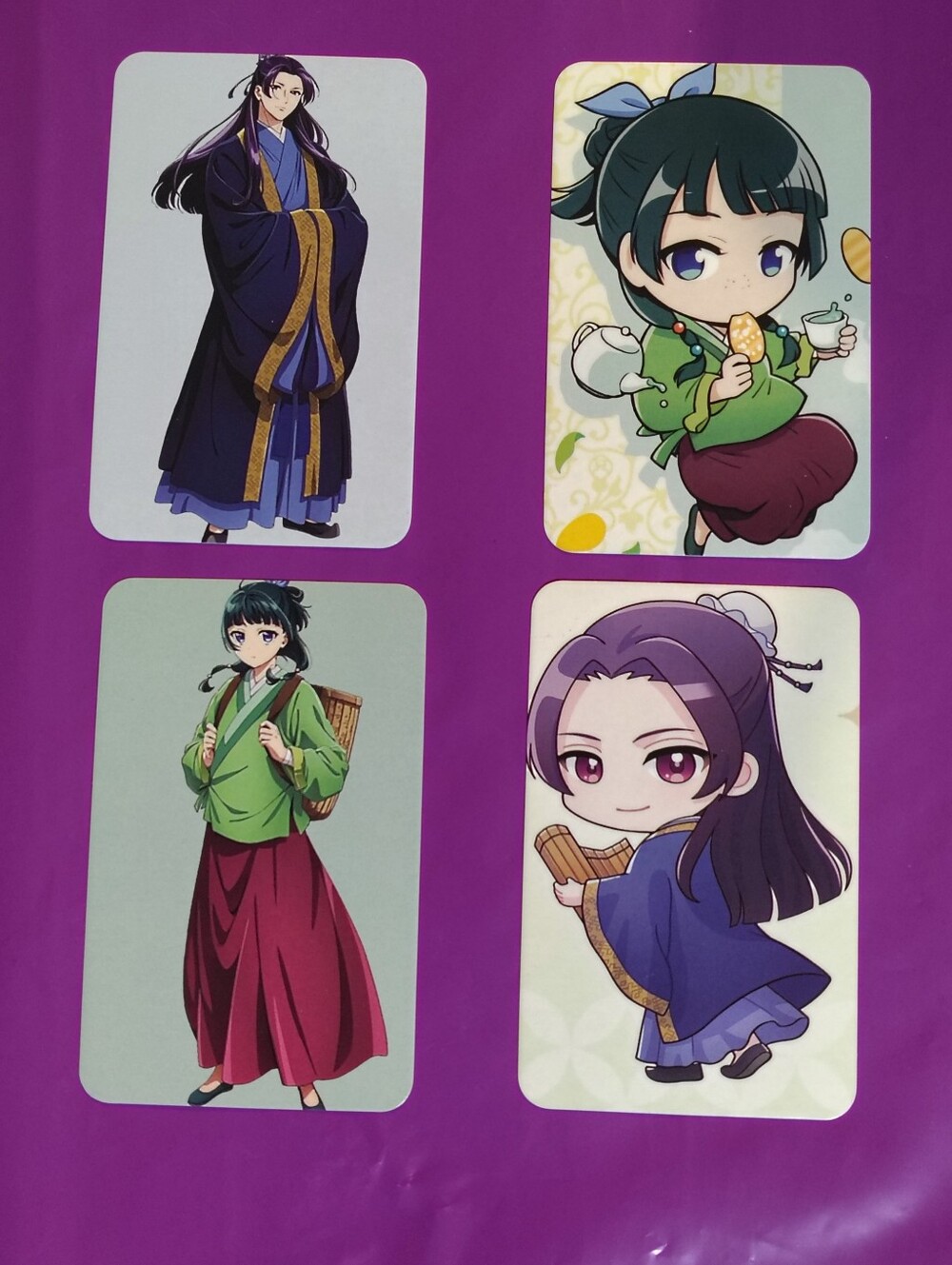 Anime The Apothecary Diaries Xiaomao & Jinshi Photo Cards BOGO